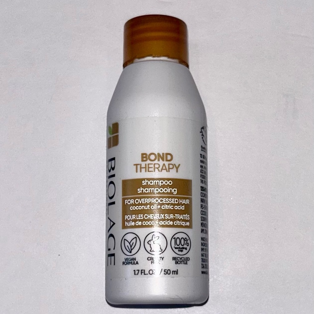 $10 Set of 2 Biolage Bond Therapy Shampoos

Travel Size

New